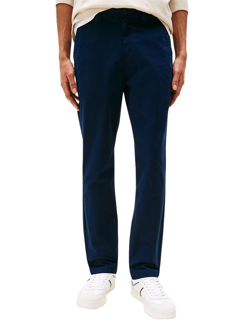 Pantalone blu in cotone Tommy Jeans | DM0DM20282C1G
